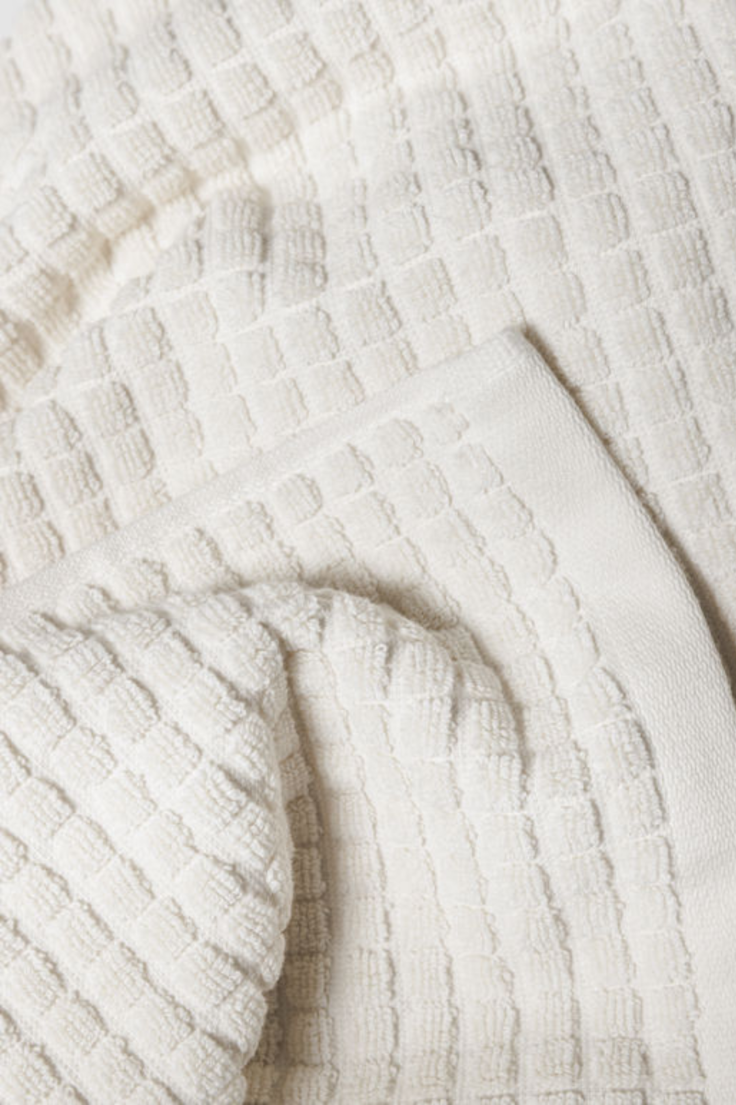 Nero Cotton Hand Towel - Cream