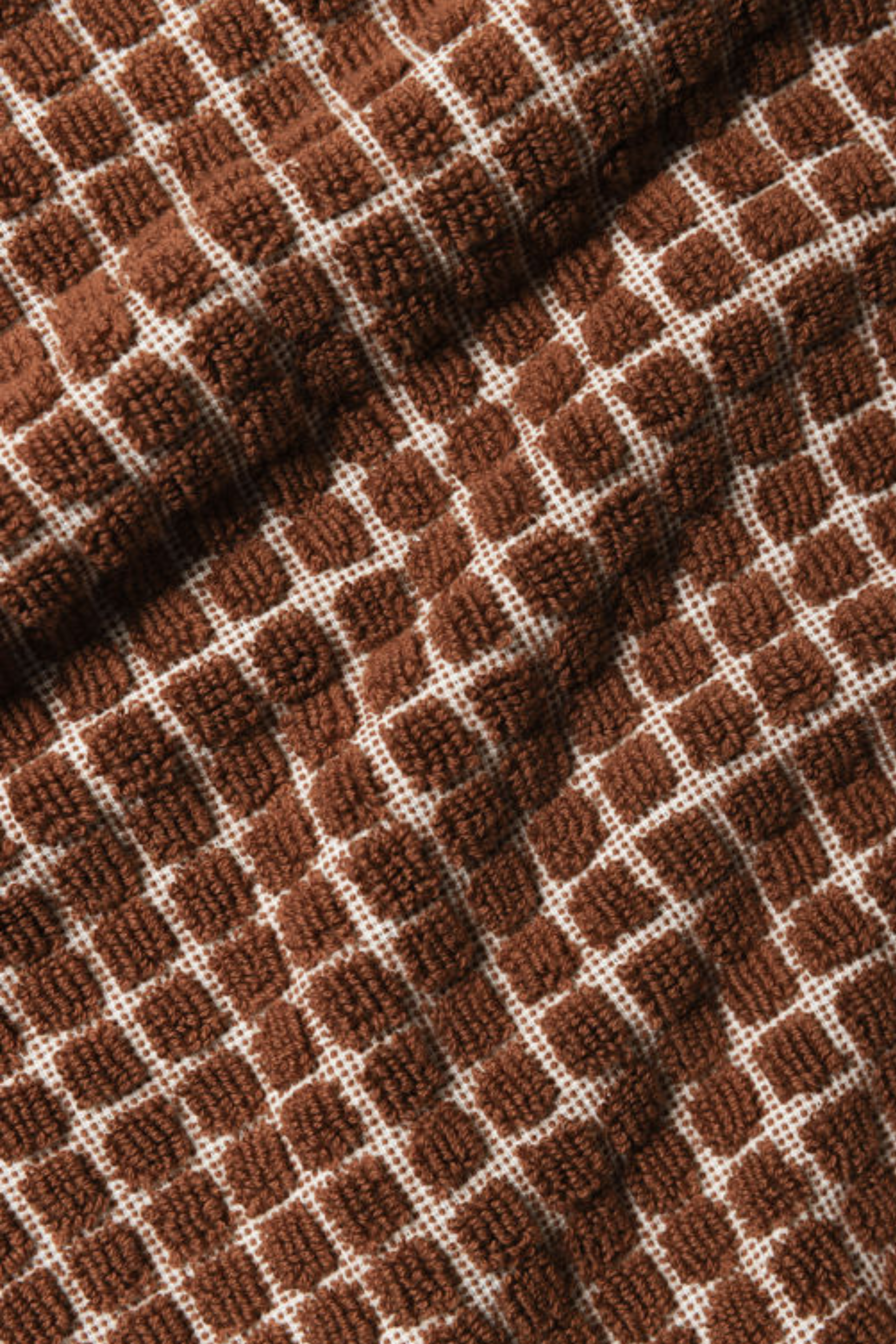 Nero Cotton Bath Mat - Paprika/Cream