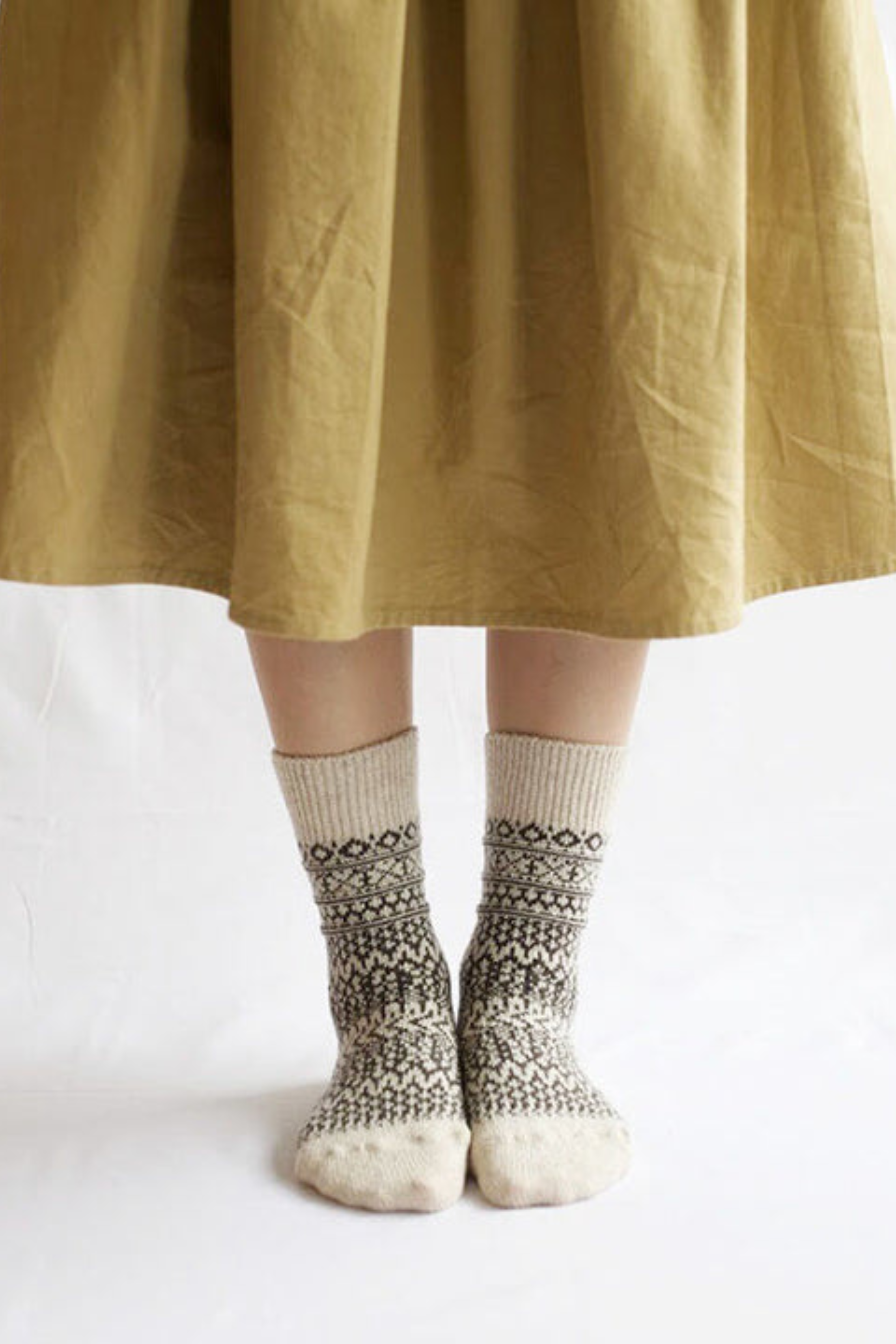 Oslo Wool Jacquard Socks