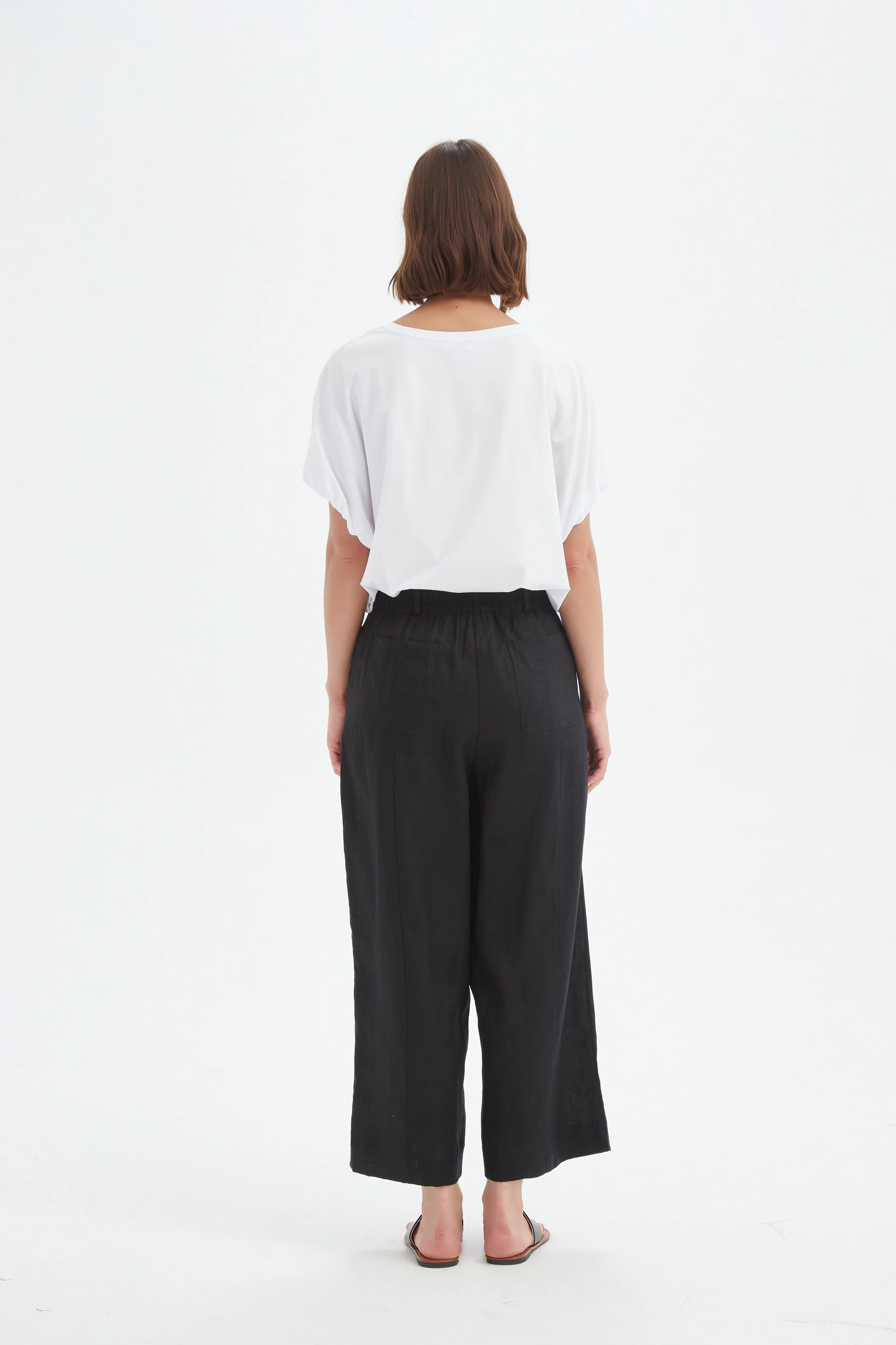 Patch Pocket Easy Pant - Black