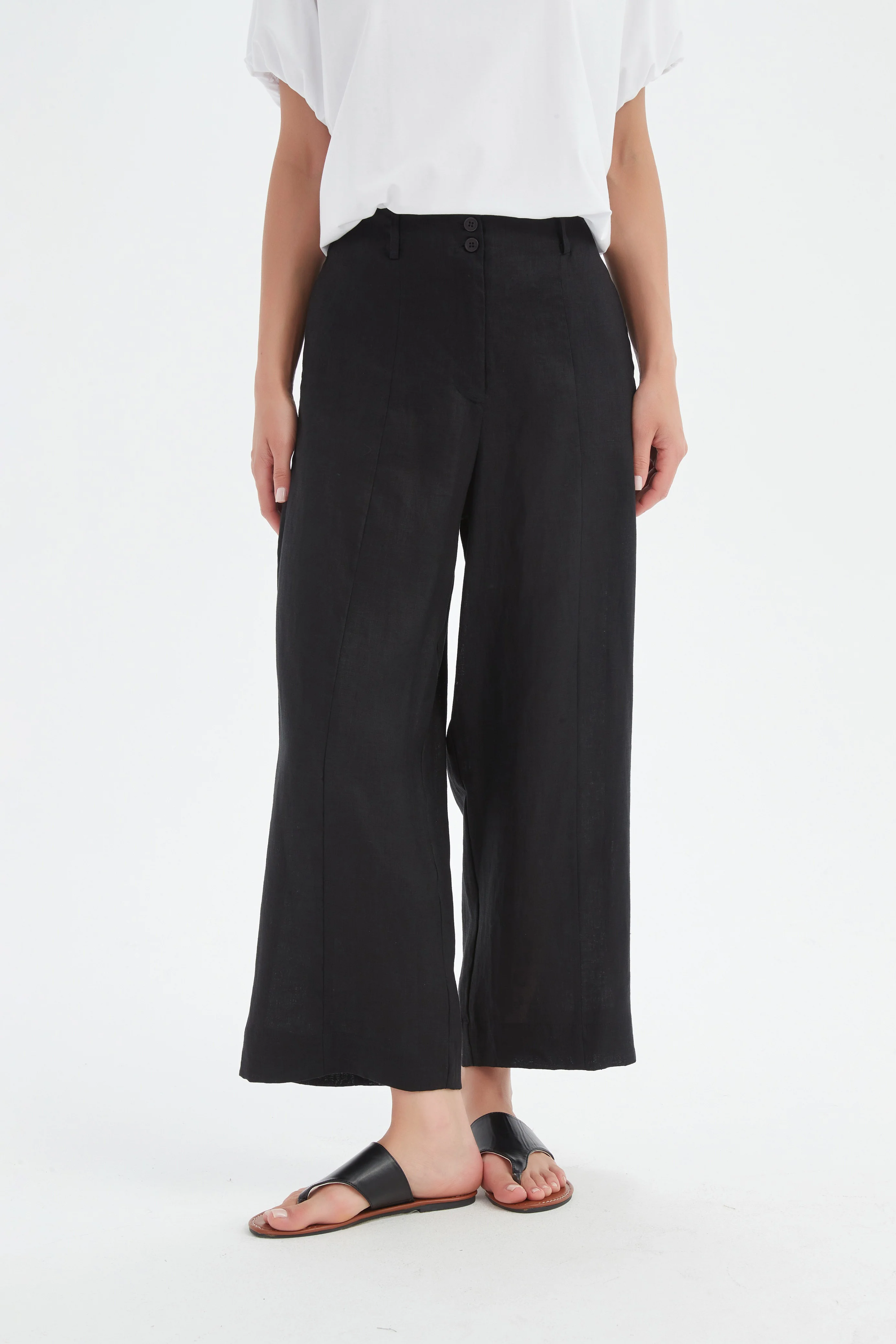 Patch Pocket Easy Pant - Black