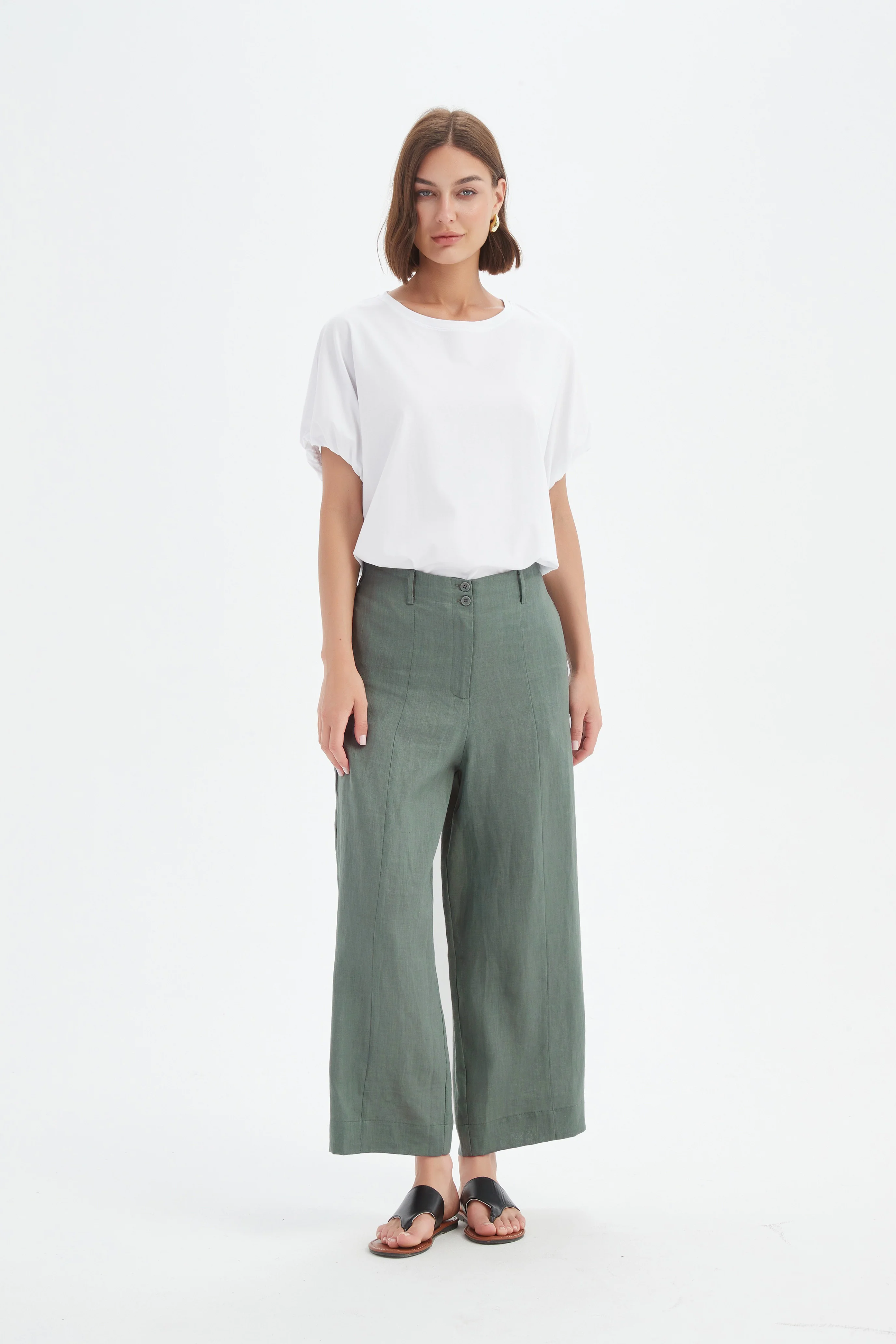 Patch Pocket Easy Pant - Petrol