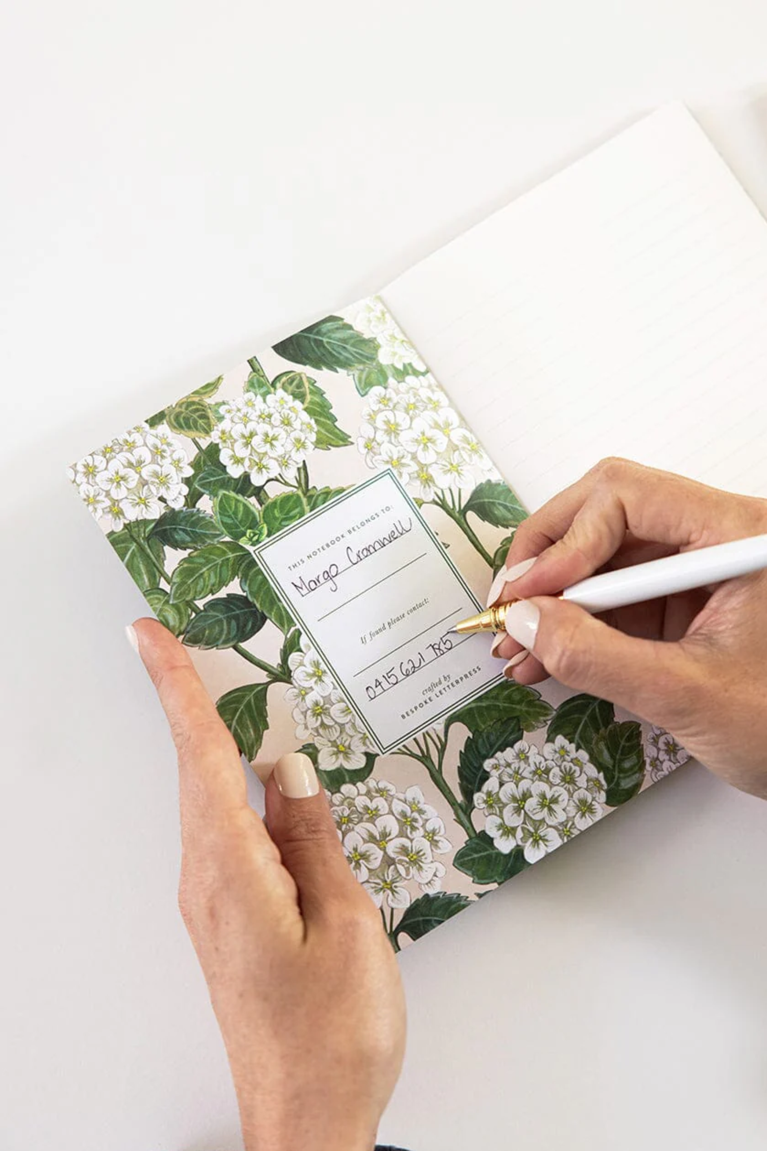 Pocket Notebook - Hydrangea/Lined