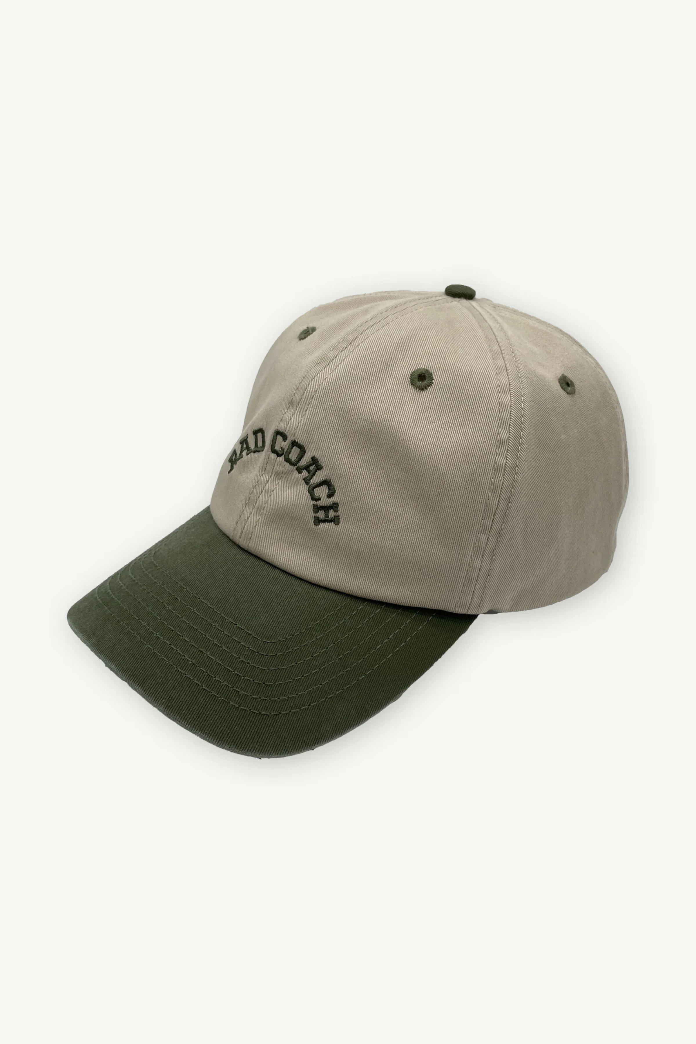 Rad Coach Baseball Cap - Two Tone Khaki