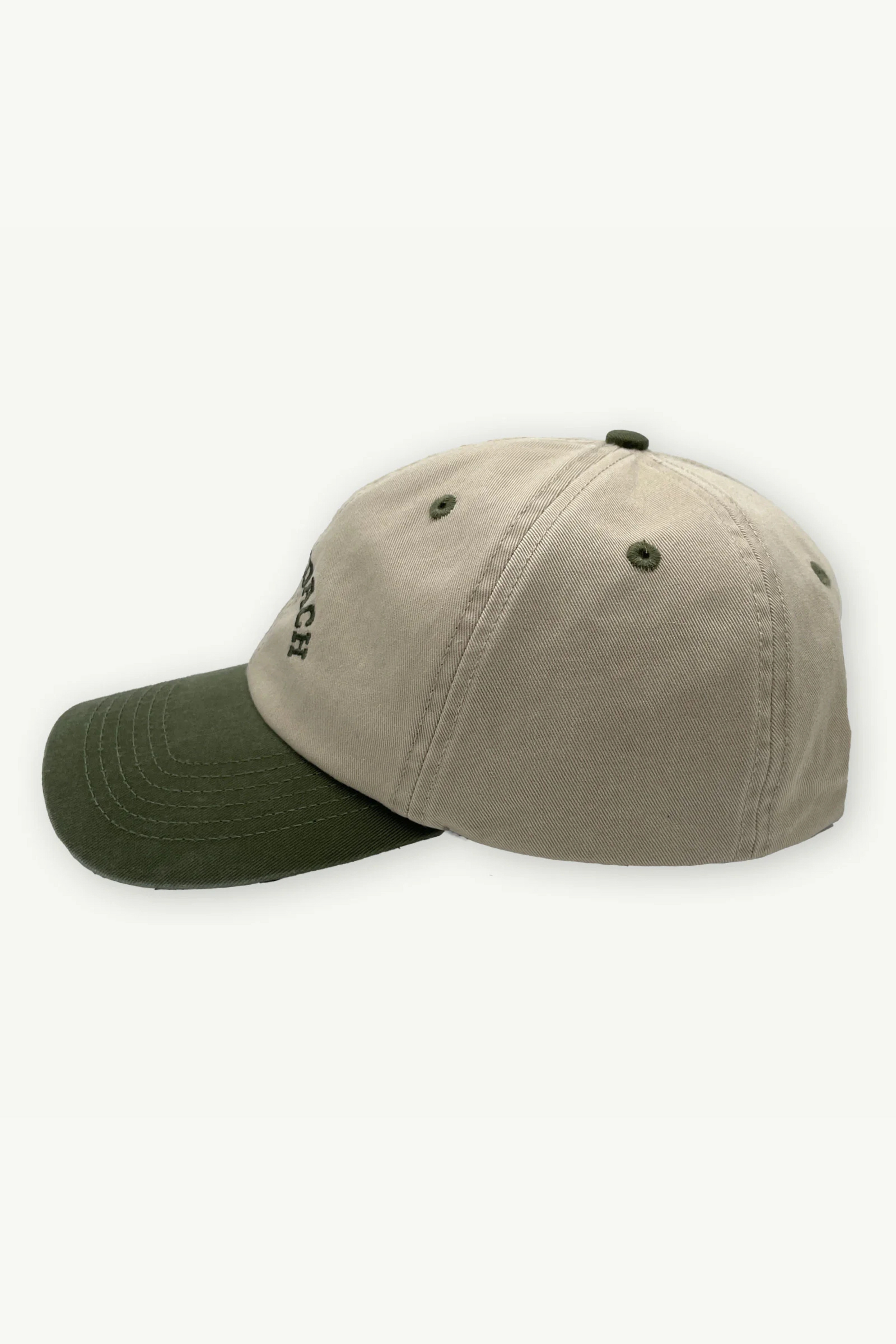 Rad Coach Baseball Cap - Two Tone Khaki