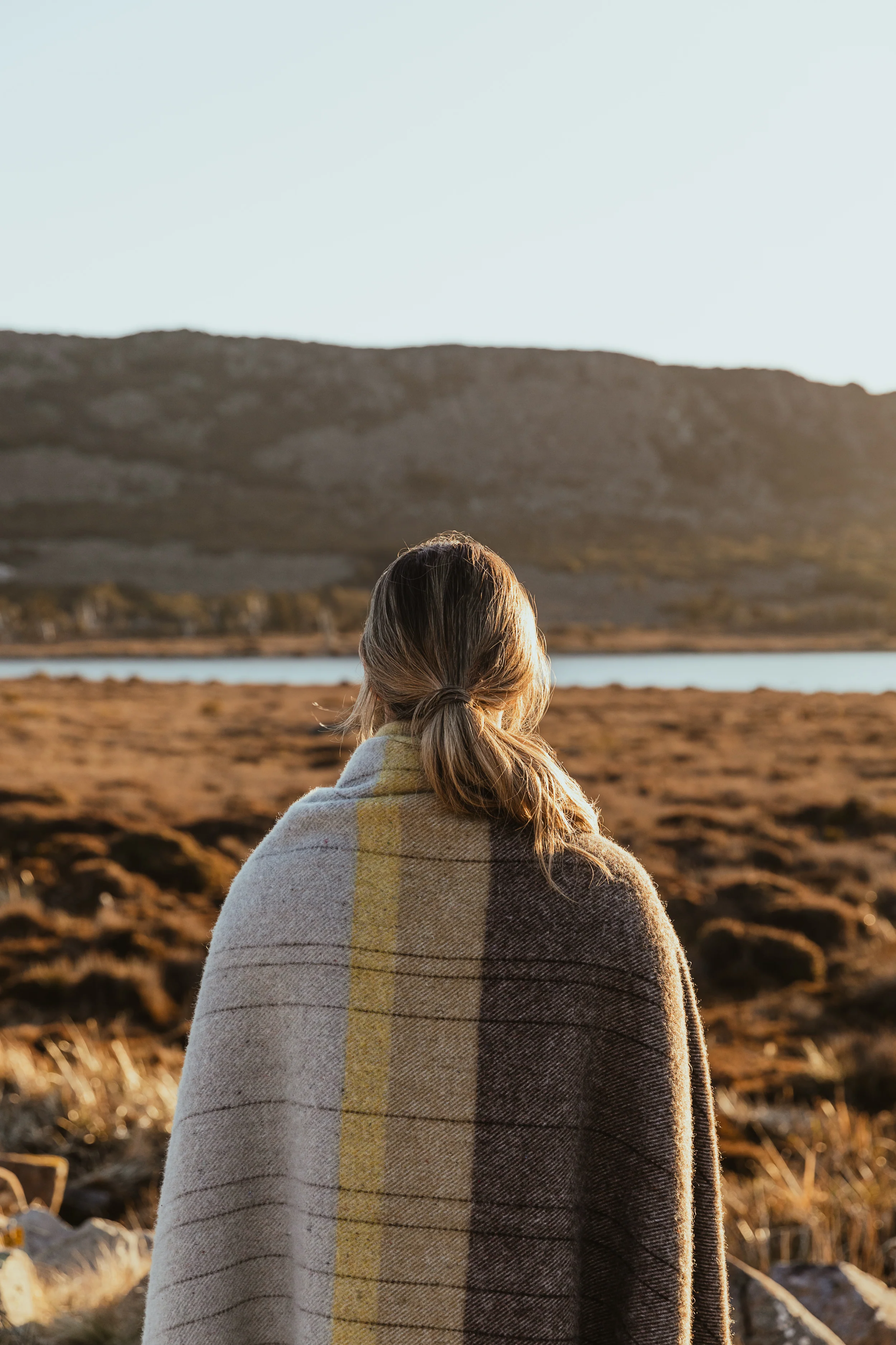 Recycled Wool Throw - Cradle Mountain