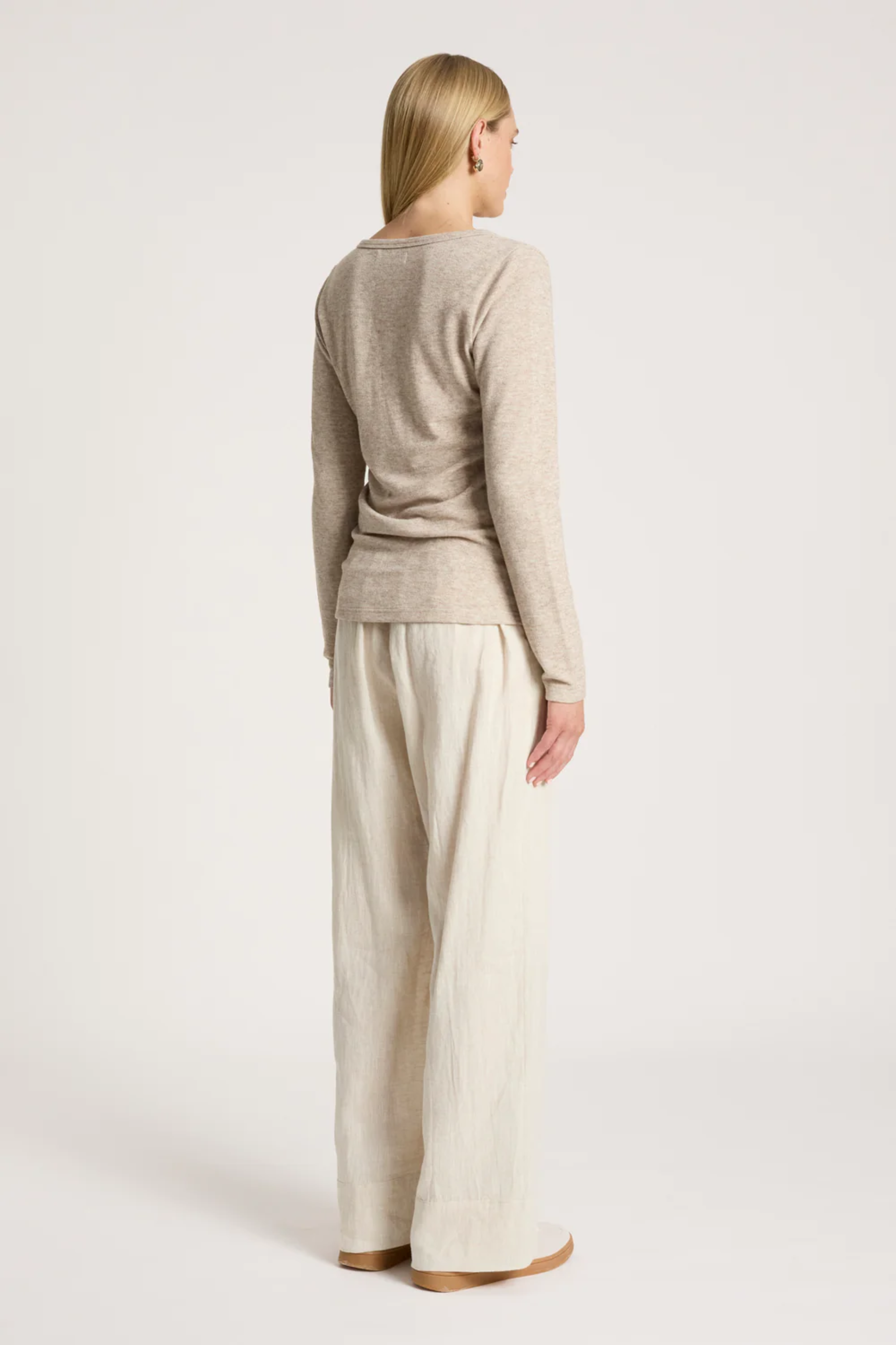 Rumi Long Sleeve Top - Bisque