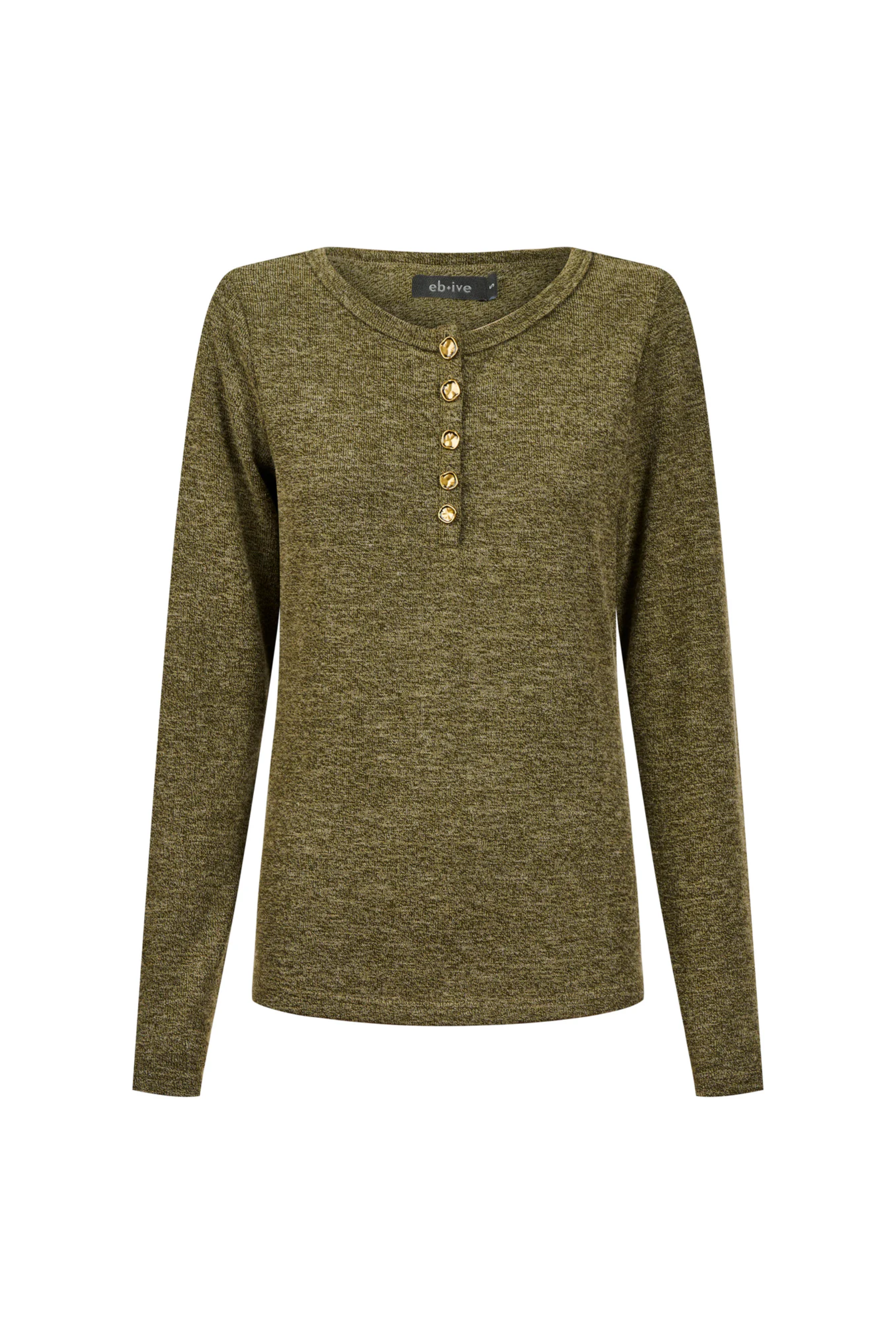 Rumi Long Sleeve Top - Olive