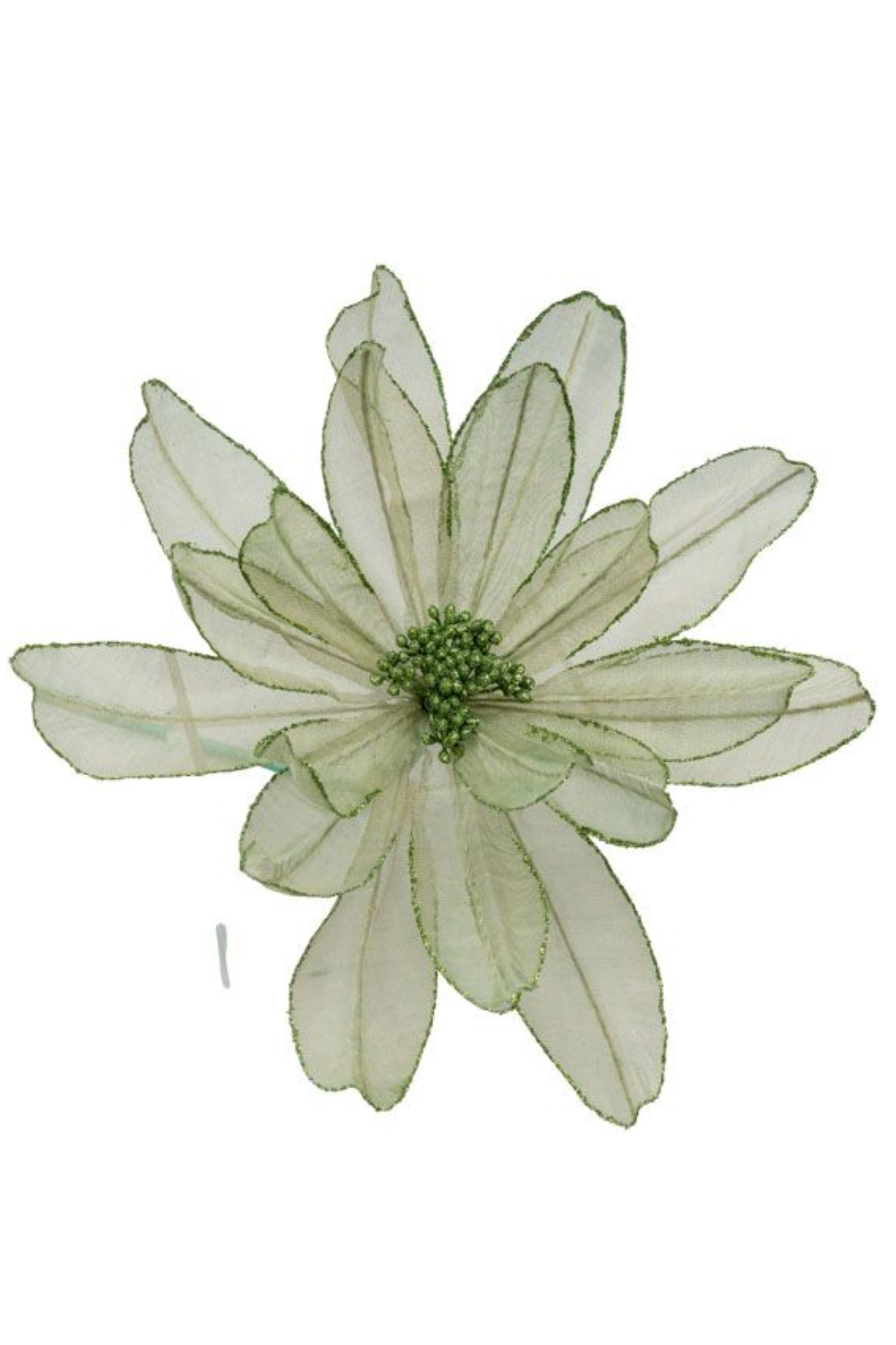 Sage Sheer Flower Decoration
