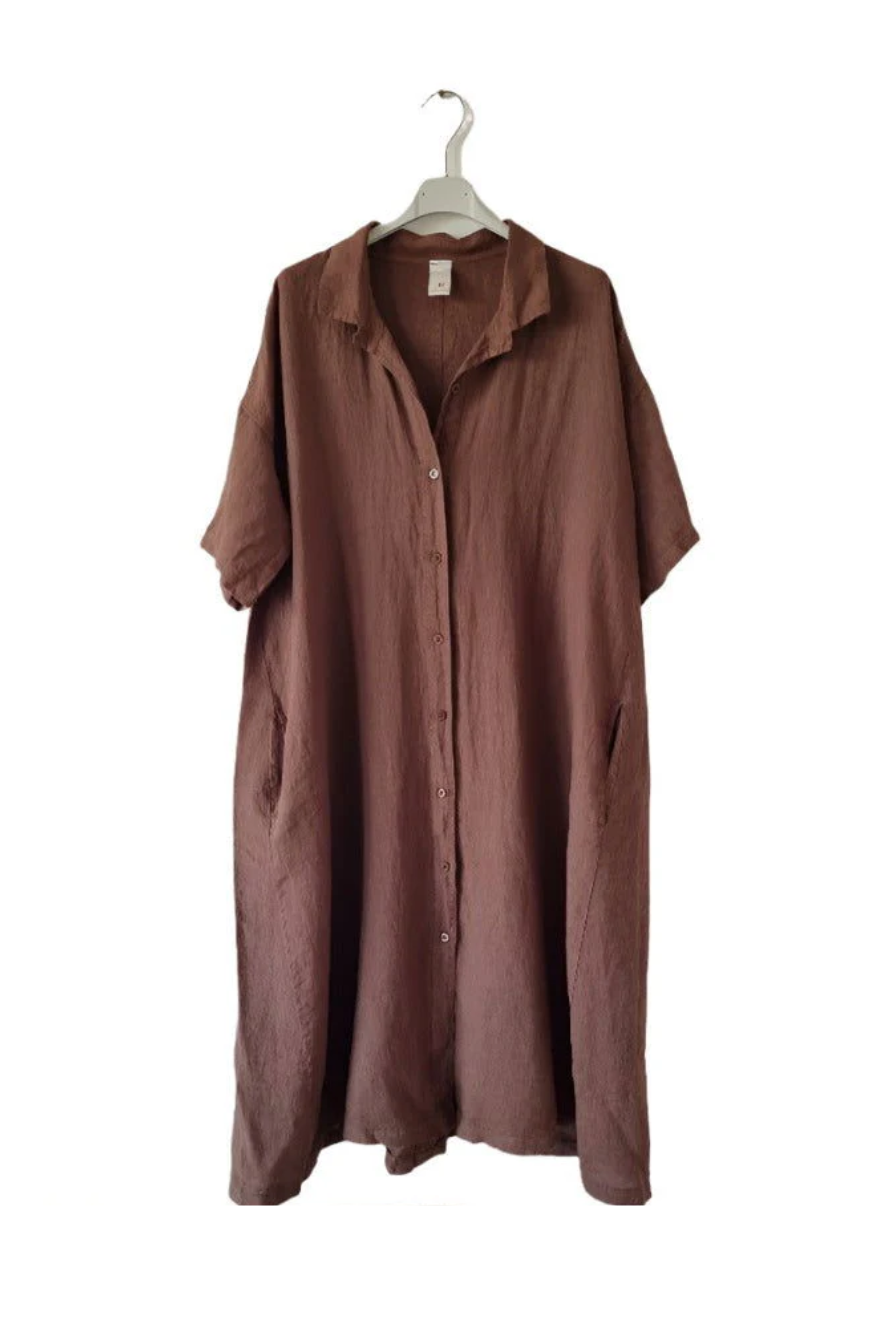 Salome S/S Dress - Tobacco
