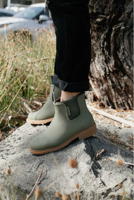 Green Bobbi Design Boots Merry People Bobbi Gumboots/Rainboots