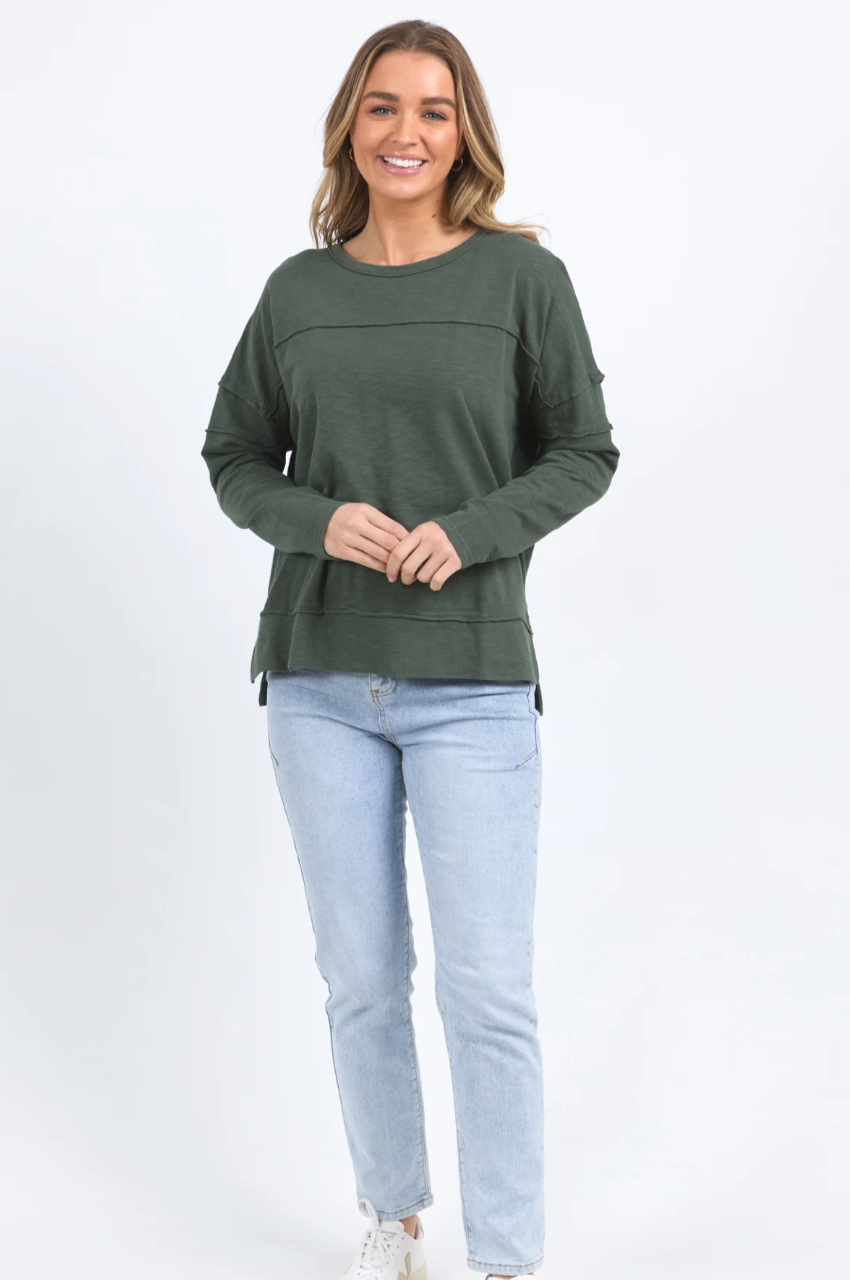 Jayne Throw On Top - Khaki