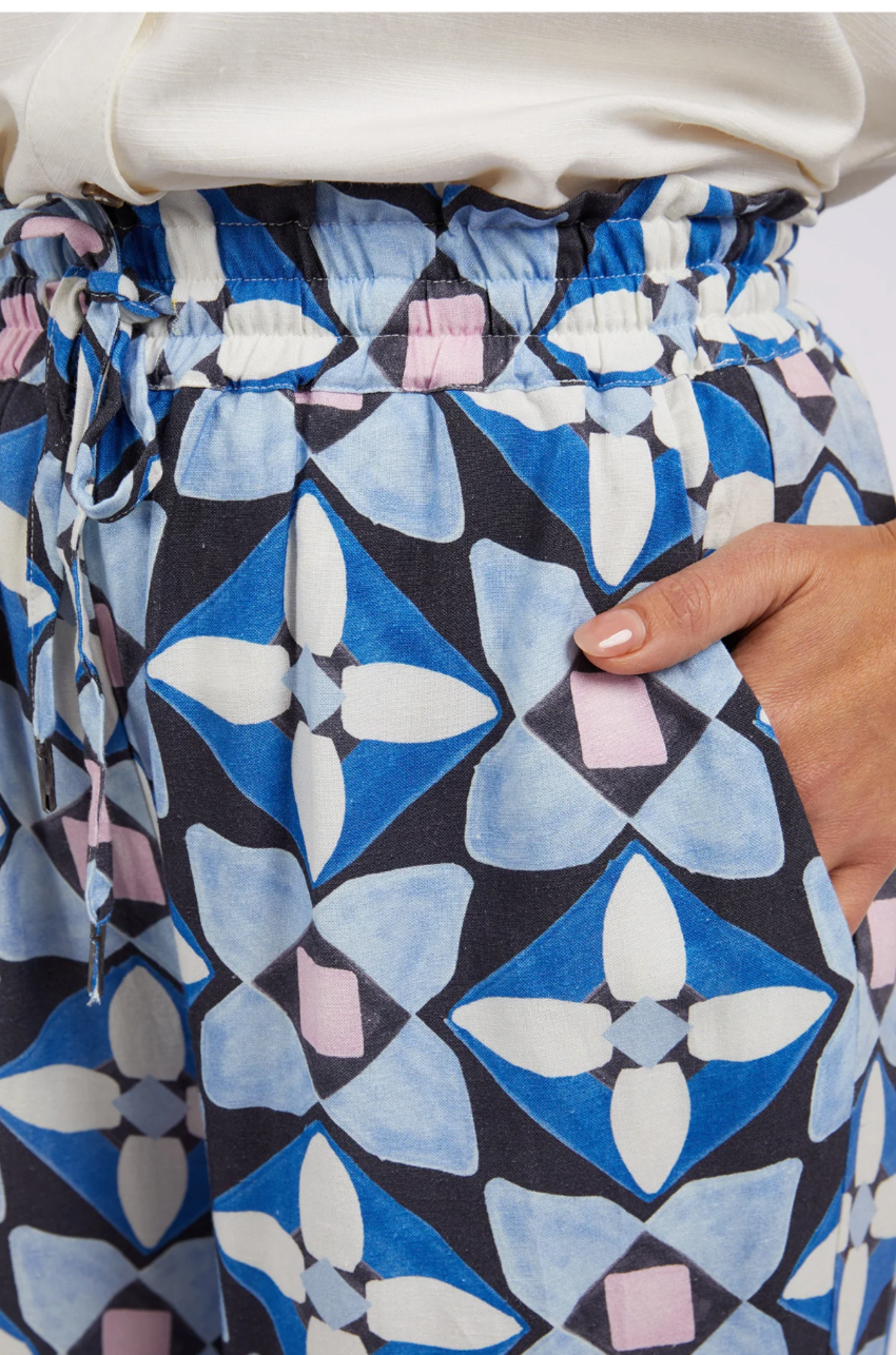 Painted Tile Pant - Geo Print