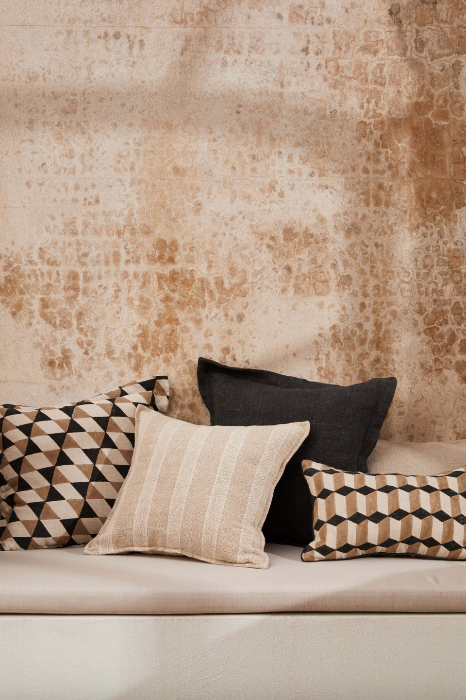 Burton Liquorice Tailored Cushion - 50cm x 50cm