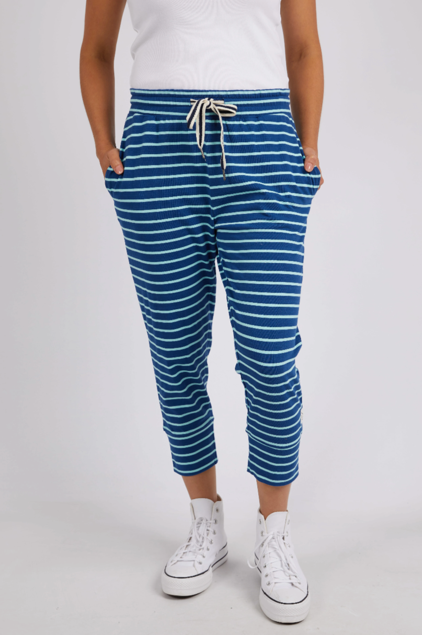 Elm Brunch Pant -China Blue/Tonic Blue Stripe