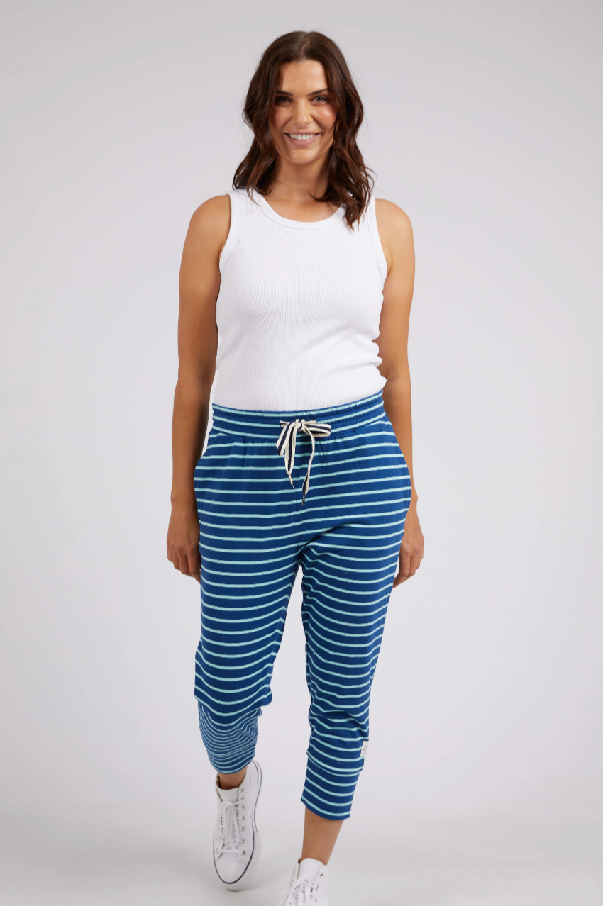 Elm Brunch Pant -China Blue/Tonic Blue Stripe
