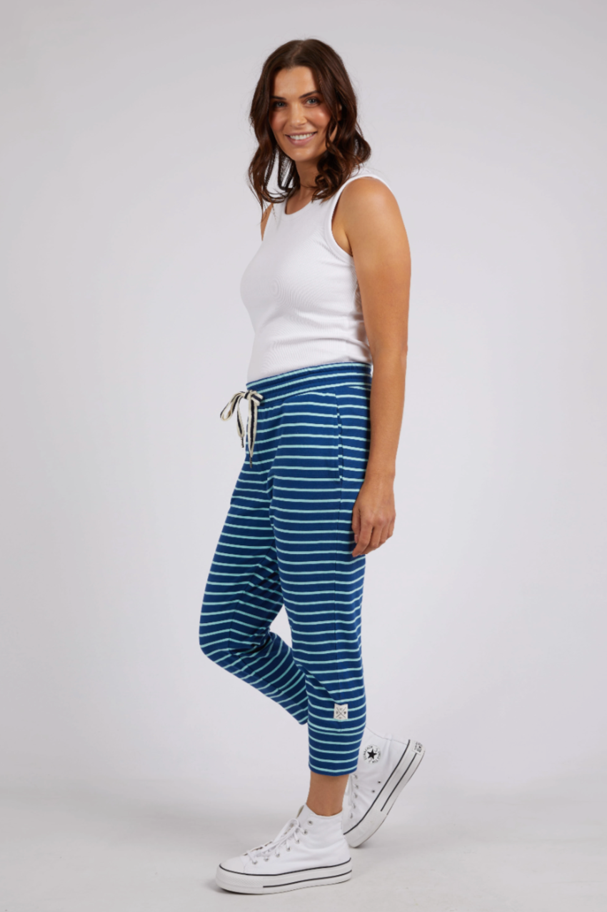 Elm Brunch Pant -China Blue/Tonic Blue Stripe