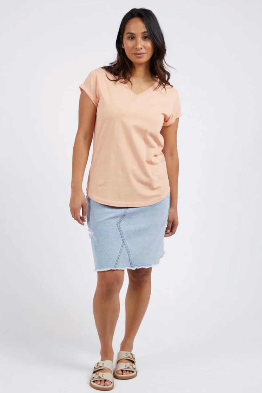 Foxwood Manly Vee Tee - Melon