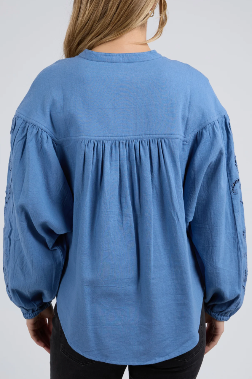 Foxwood Marlow Blouse - Blue
