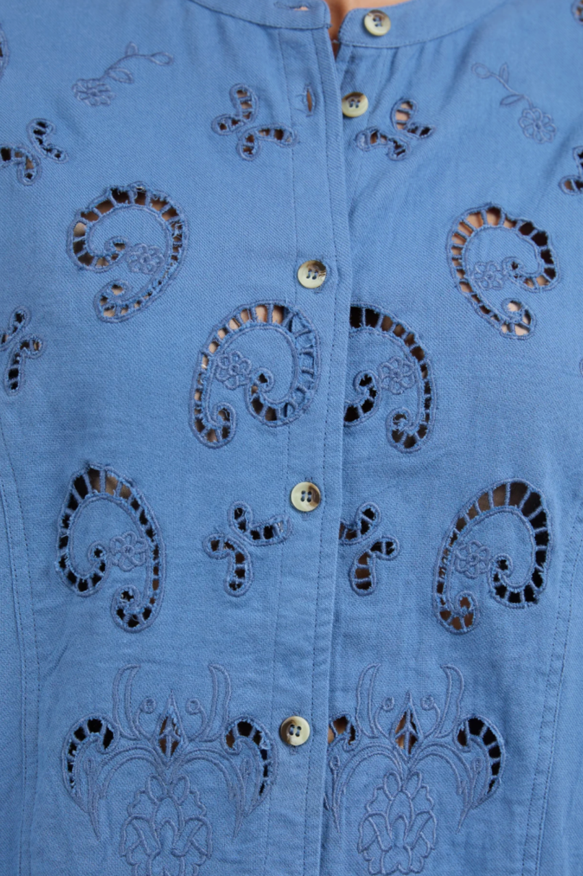 Foxwood Marlow Blouse - Blue