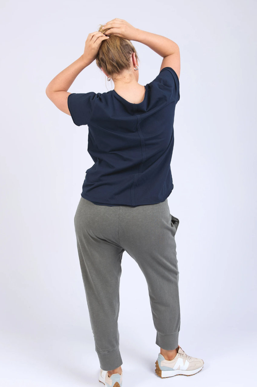 Elm Pima Vee Tee - Navy