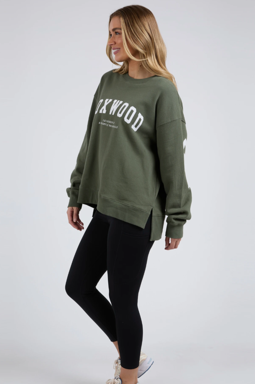 Foxwood Interval Crew - Khaki/White