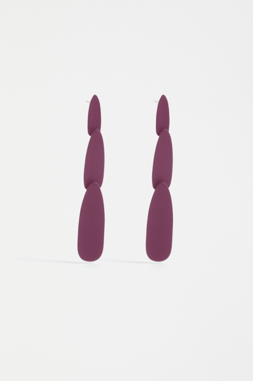 Elk Niiv Earring - Pink Berry