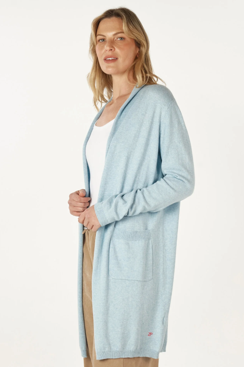 Zaket & Plover Essential LL Cardi - Powder