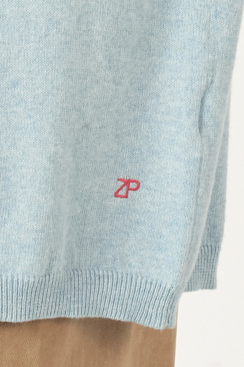 Zaket & Plover Essential LL Cardi - Powder