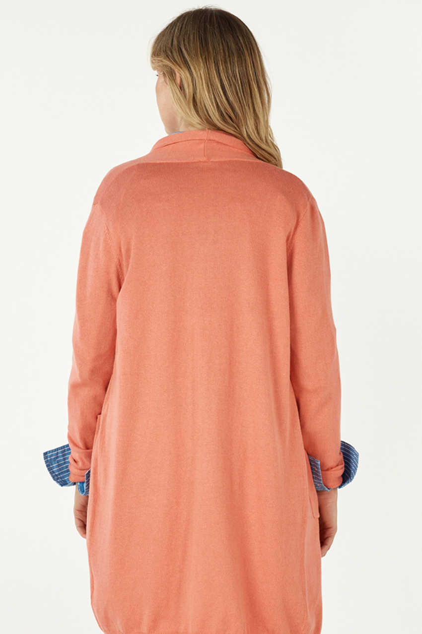 Zaket & Plover Essential LL Cardi - Guava