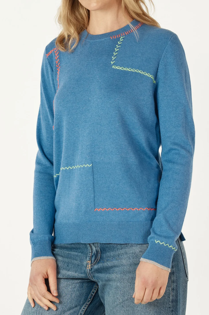 Zaket & Plover Handcraft Crew - Chambray