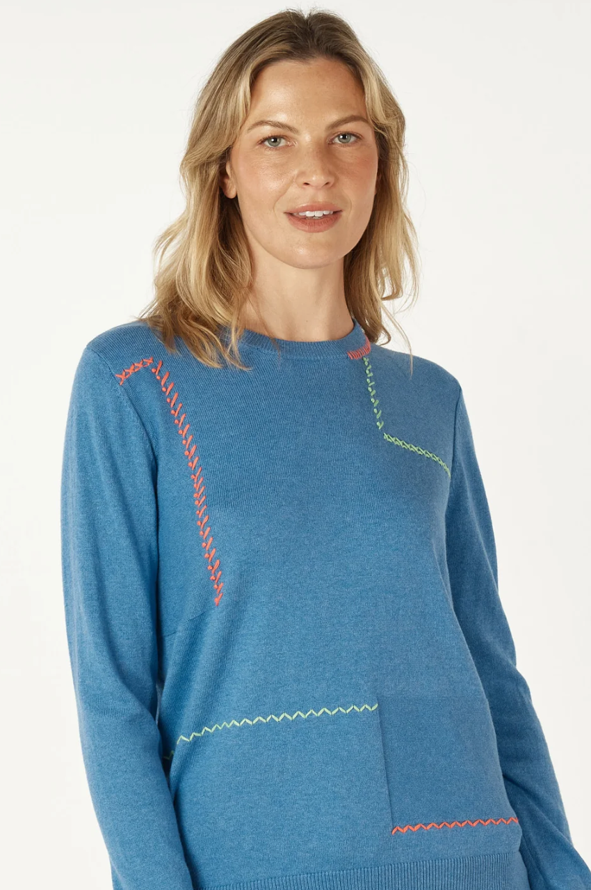 Zaket & Plover Handcraft Crew - Chambray