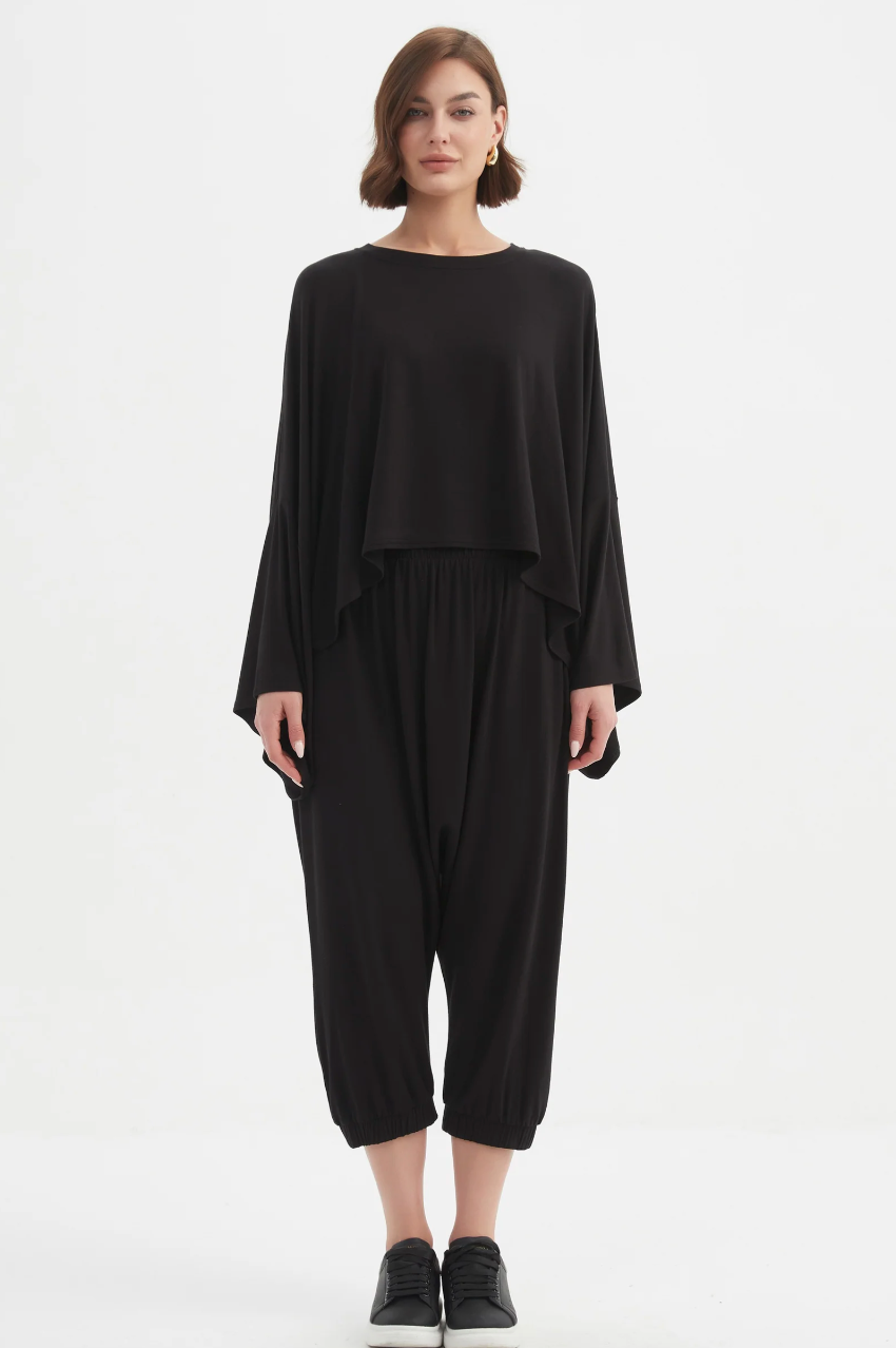 Drop Crotch Winter Pant - Black