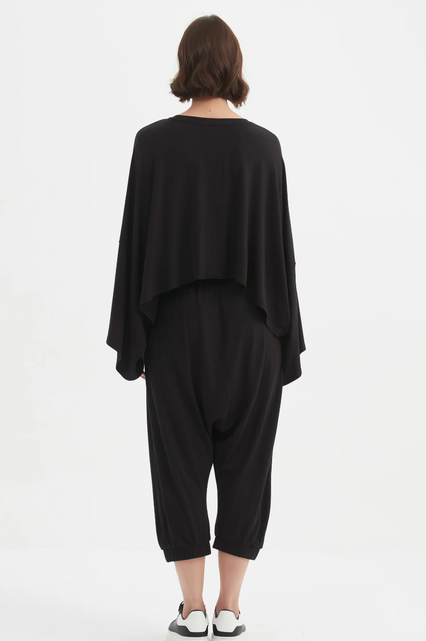 Drop Crotch Winter Pant - Black