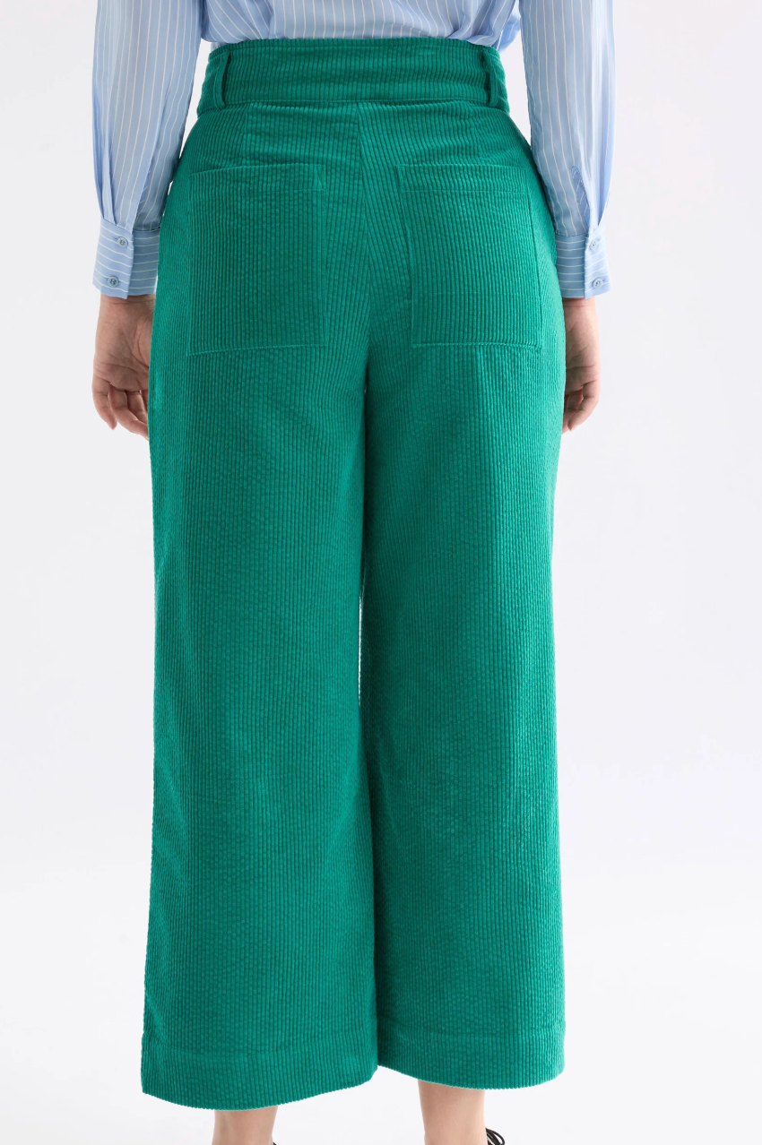 Elk Rhes Cord Pant - Island Green