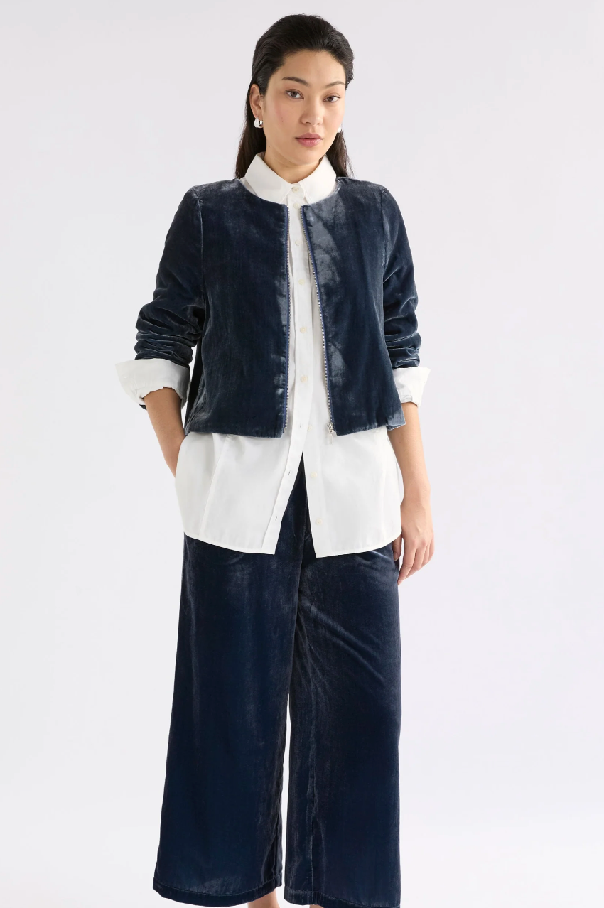 Elk Suuri Zip Jacket - Blue Steel