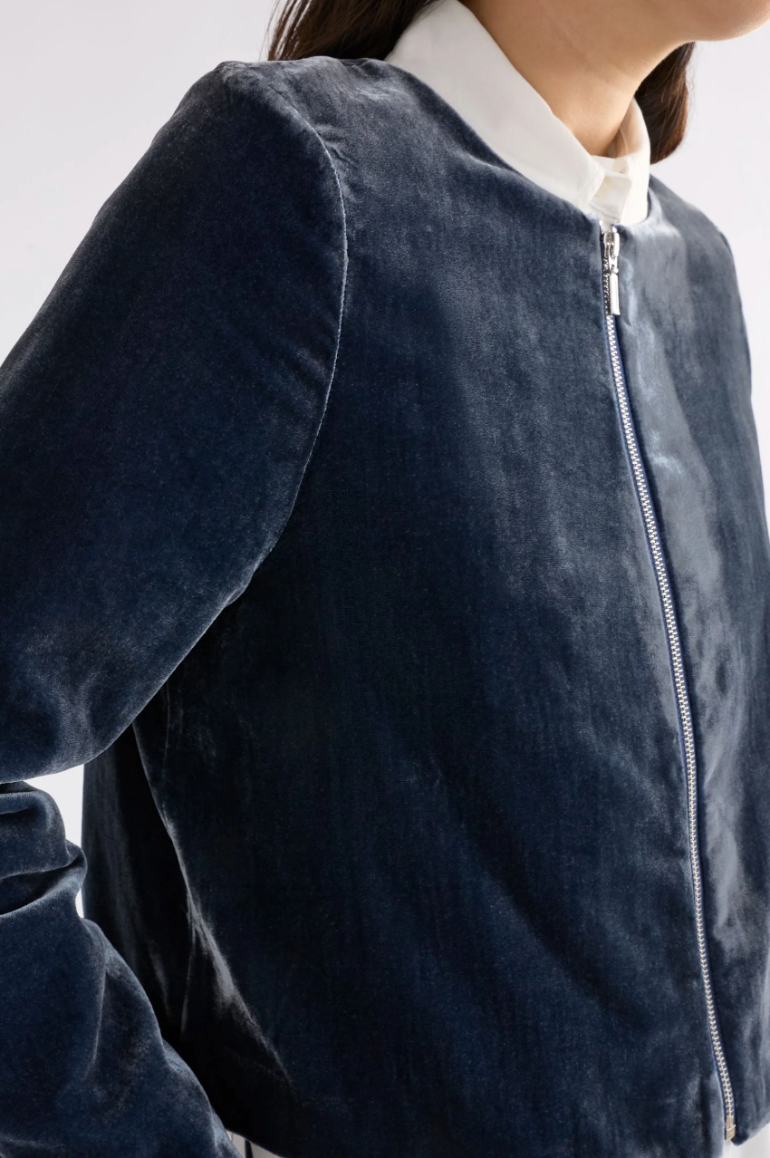 Elk Suuri Zip Jacket - Blue Steel