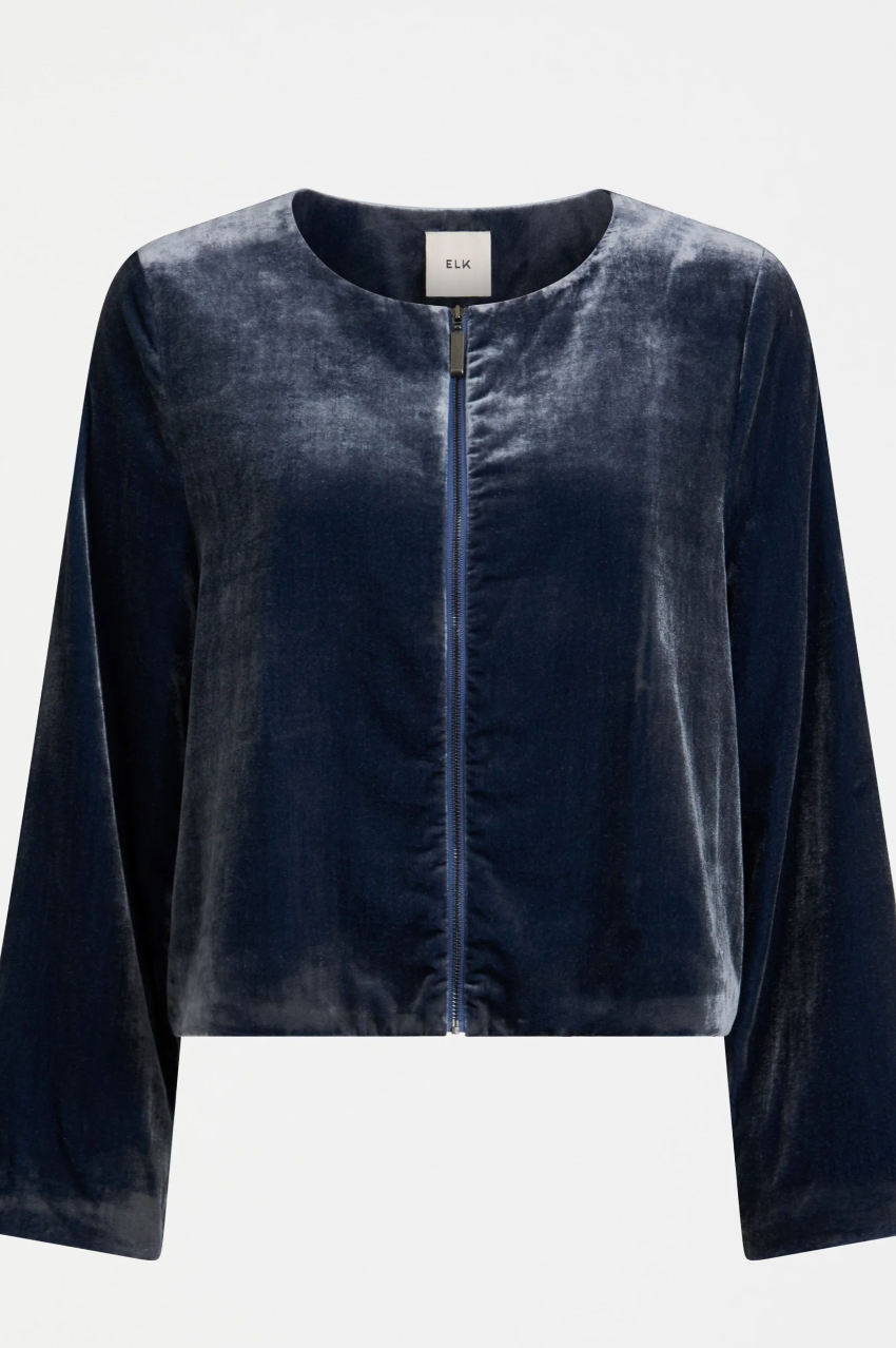 Elk Suuri Zip Jacket - Blue Steel