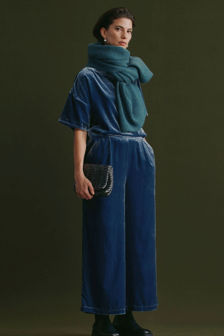 Elk Suuri Wide Leg Pant - Blue Steel