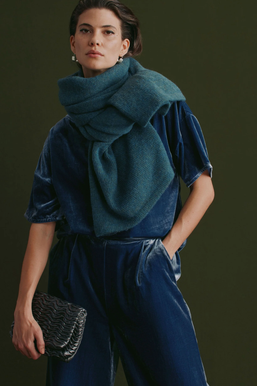 Elk Suuri Wide Leg Pant - Blue Steel