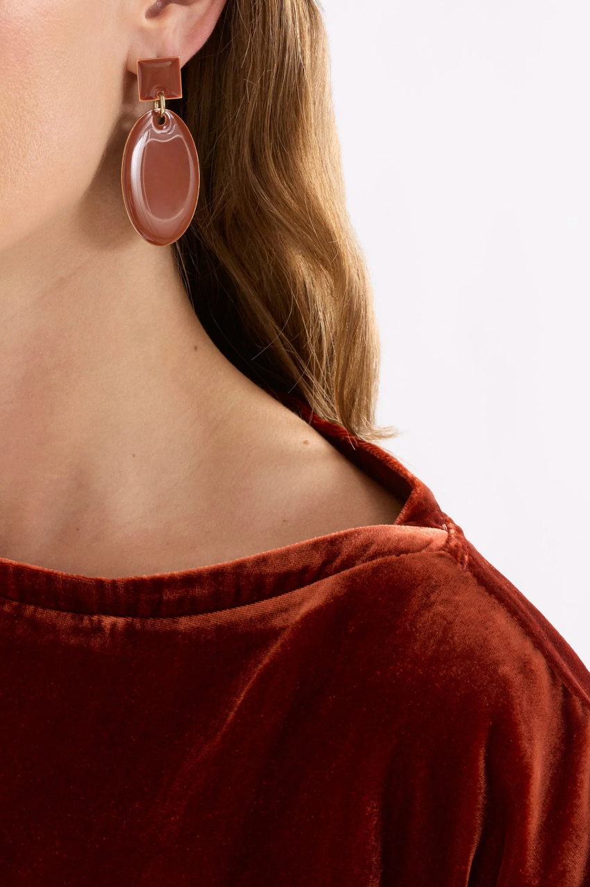 Elk Suuri Velvet Top - Spice