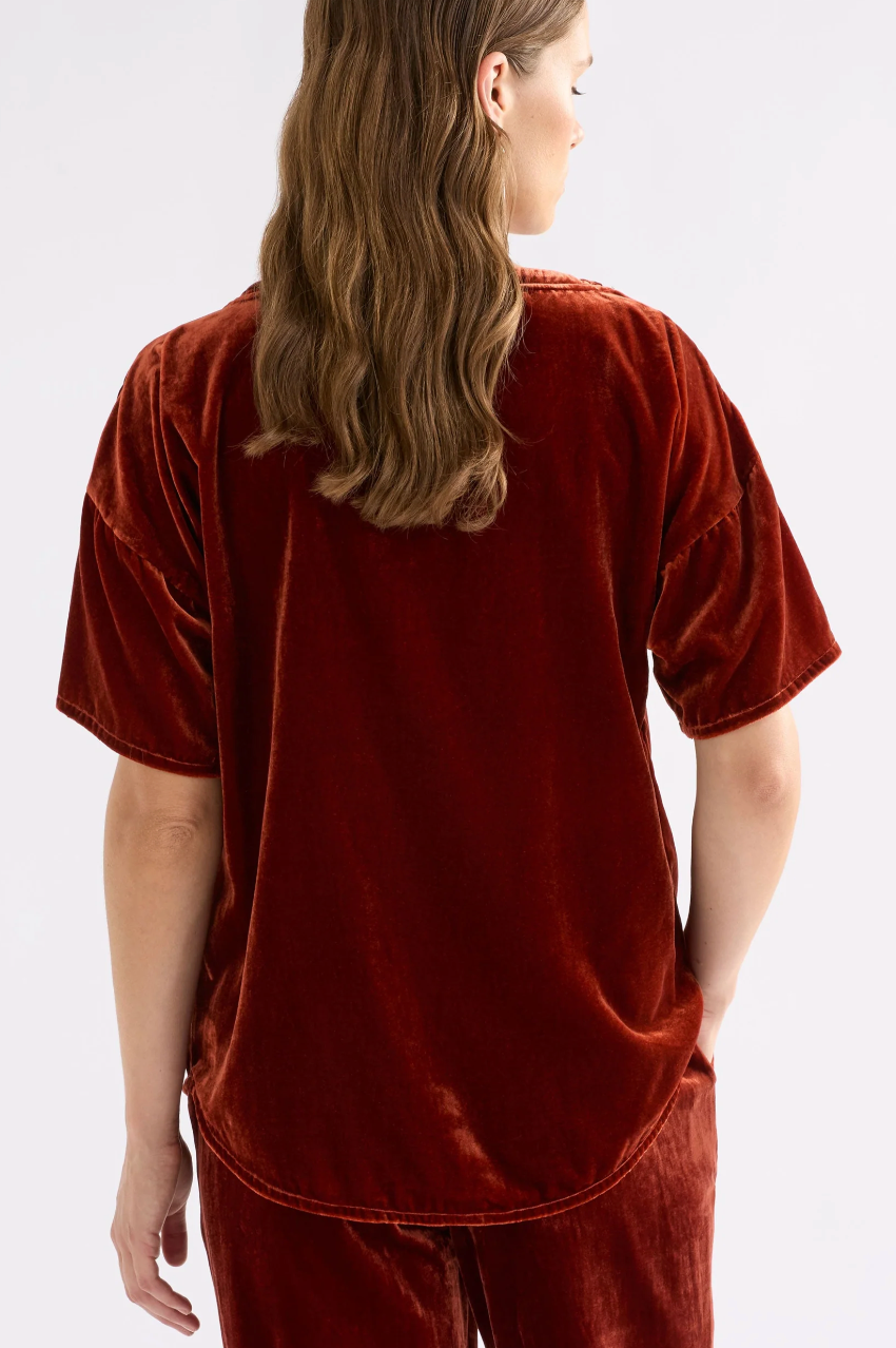 Elk Suuri Velvet Top - Spice