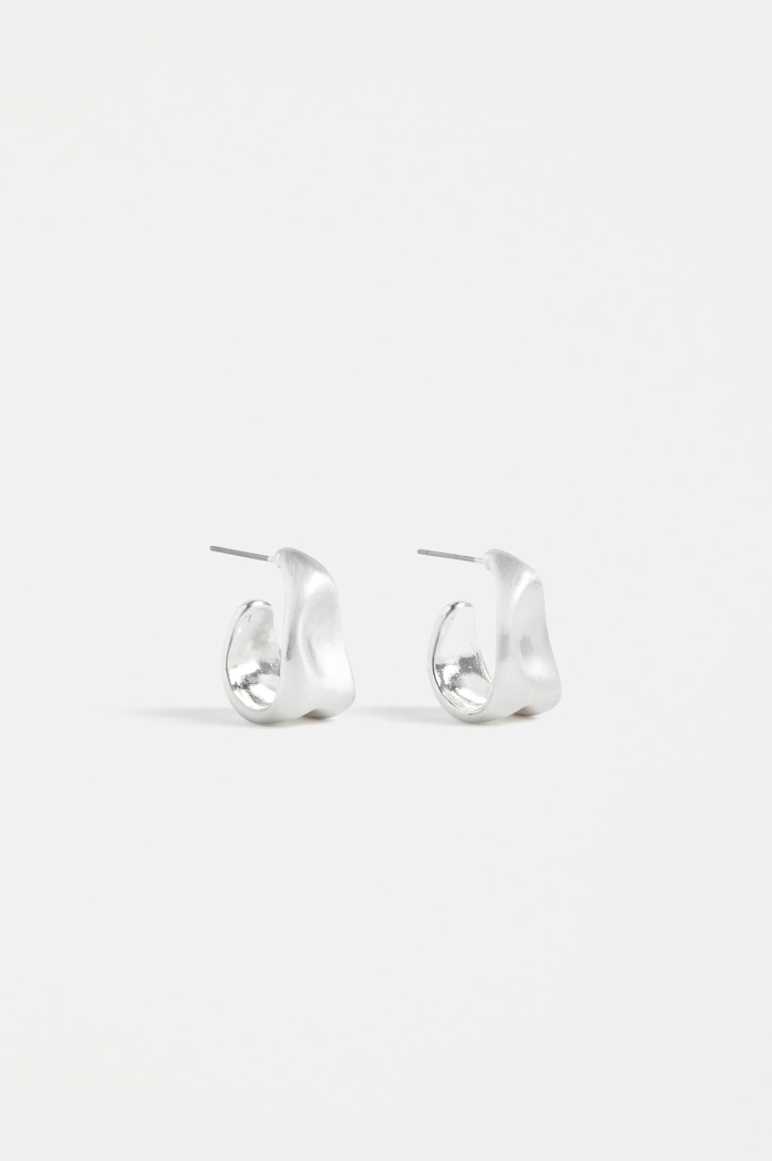 Ellk Feven Small Hoop Earring - Silver