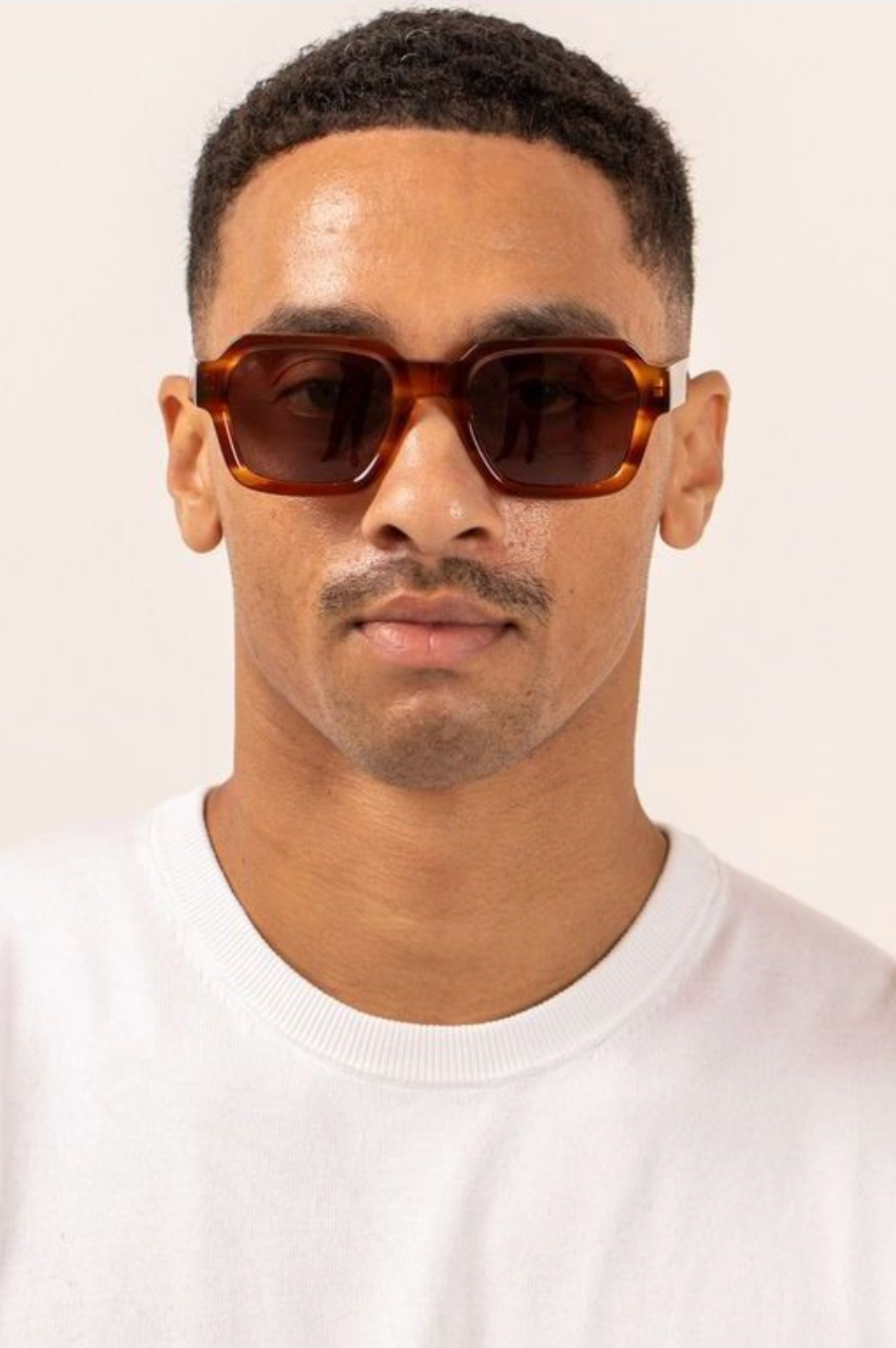 Sito Sunglasses 'Leroy' - Tangelo/Coffee