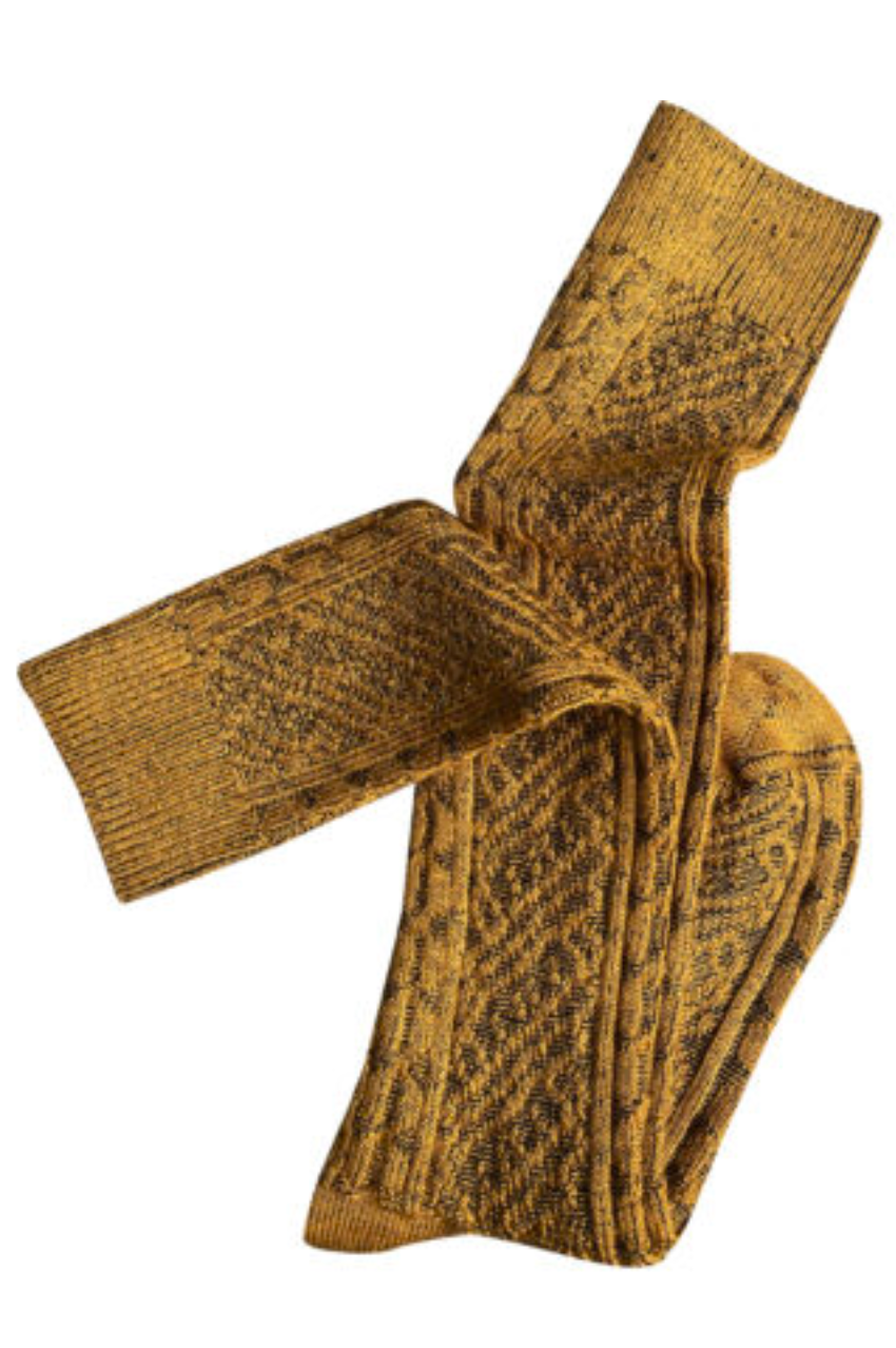 Vintage Merino Socks - Mustard