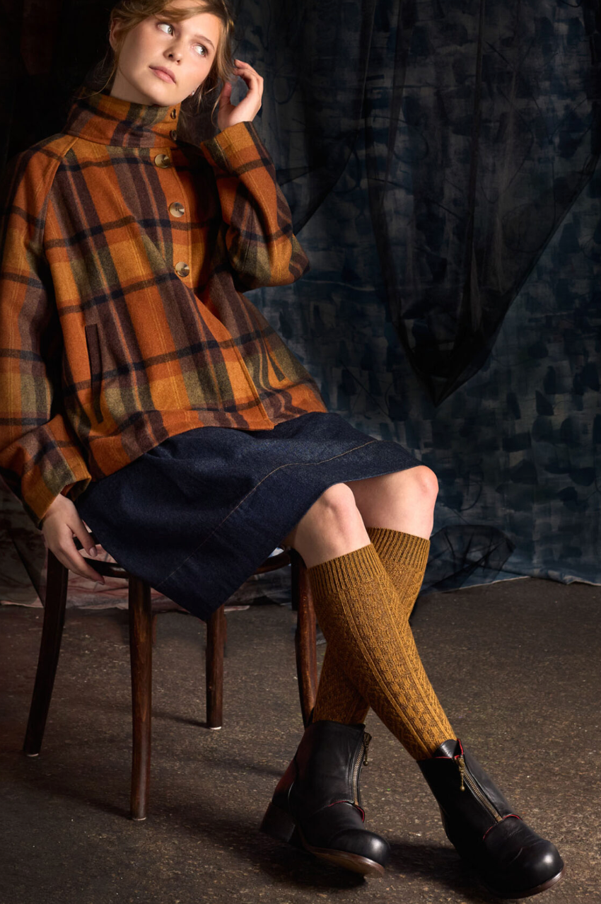 Vintage Merino Socks - Mustard