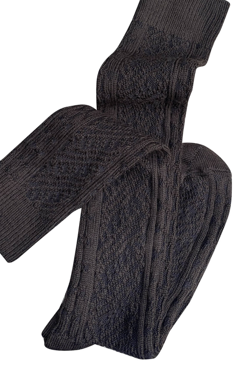 Vintage Merino Socks - Chocolate