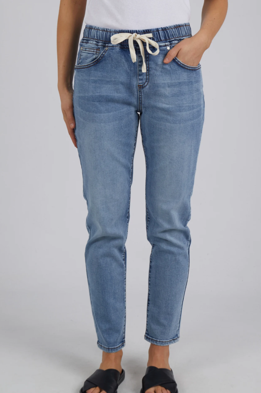 Foxwood Juliette Jogger Jean - Light Blue
