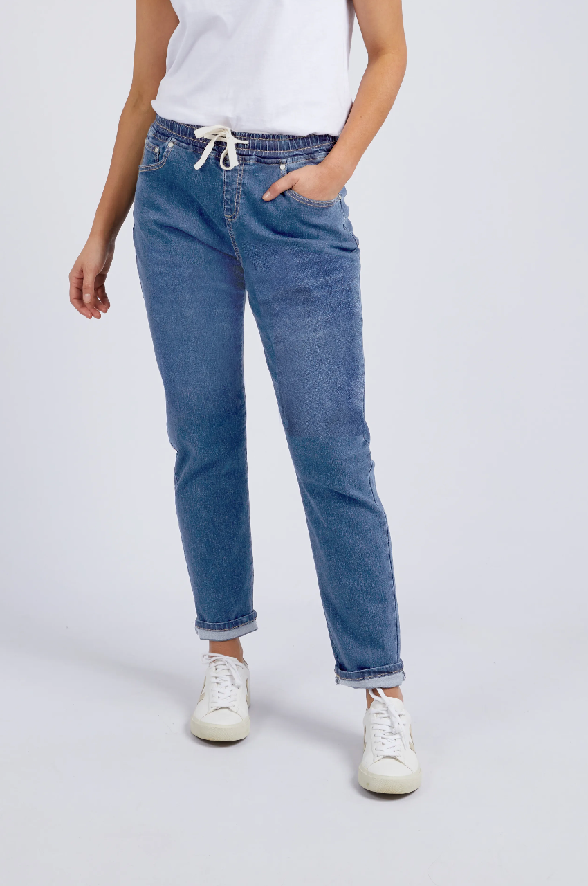 Foxwood Juliette Jogger Jean - Vintage Blue