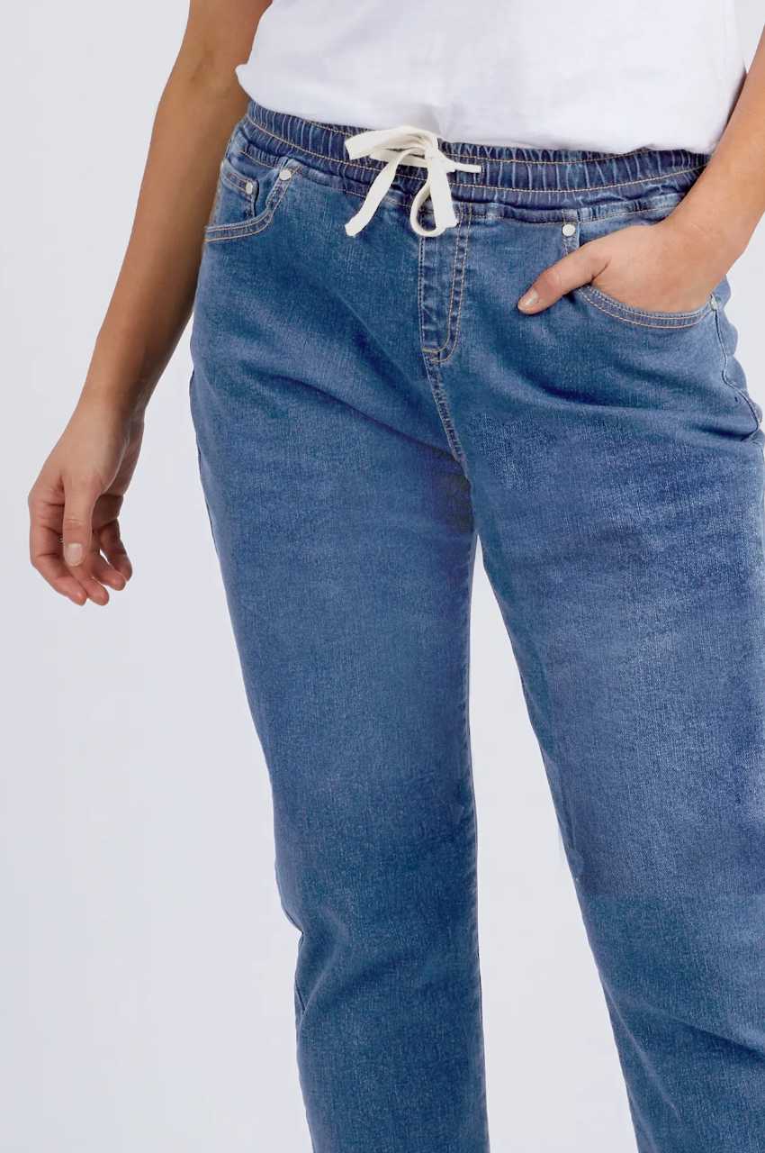 Foxwood Juliette Jogger Jean - Vintage Blue